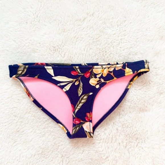 Triangl Neoprene Confetti Garden Midnight Garden Swim  Bottoms Sz S - Picture 3 of 9